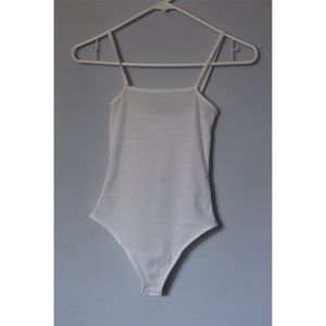 PRETTYLITTLETHING white bodysuit with square neck